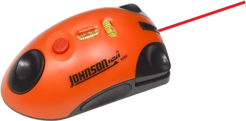 Vista 4 de Johnson Level & Tool - Mouse láser 9250, rango interior de 30 pies, naranja, 1 mouse láser