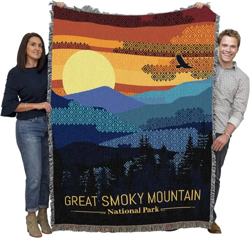 Vista 63 de Pure Country Weavers Manta del Parque Nacional Acadia, manta de tapiz de algodón para regalo, fabricada en los Estados Unidos, 72 x 54 pulgadas