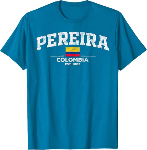 Vista 10 de Camiseta Pereira Colombia, Negro