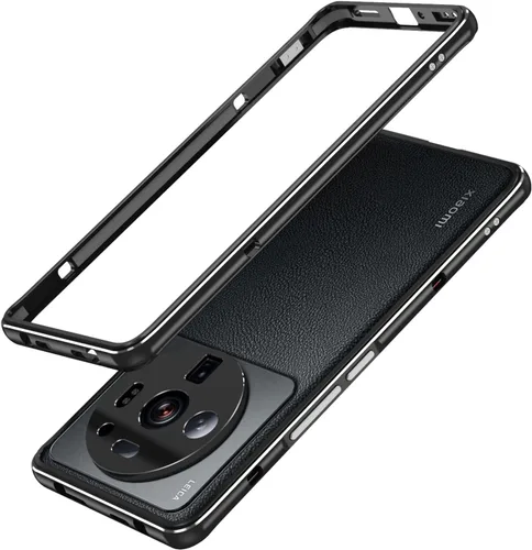 Vista 13 de DAYJOY Funda de metal de doble color compatible con Xiaomi Mi 12S Ultra, marco de parachoques de aleación de aluminio de lujo premium a prueba
