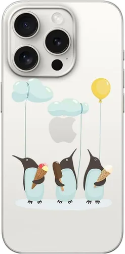 Vista 10 de Blingy's Funda para iPhone 15 Pro Max, bonito diseño de algodón de azúcar, diseño divertido de comida dulce, funda protectora transparente de TPU