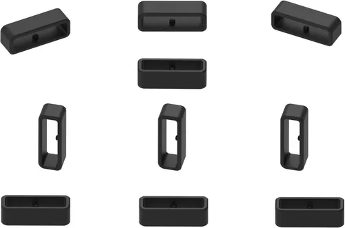 Vista 5 de FitTurn Anillo de silicona de repuesto de bucle de seguridad compatible con Huawei Watch GT 2019 1.811 in/GTR 47MM/GT Active/Watch 2 Pro/Honor Watch