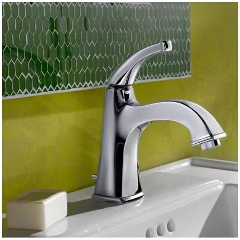 Vista 6 de American Standard Town Square - Grifo de lavabo monobloque con drenaje de conexión de velocidad