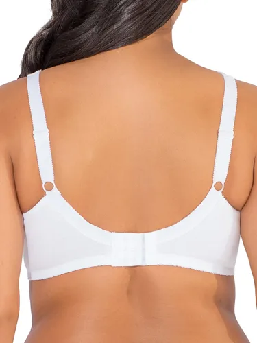 Vista 2 de Fruit of The Loom Sostén de Copa Suave de Algodón para Mujer Sin Varillas con Diseño con Costuras para Soporte Adicional