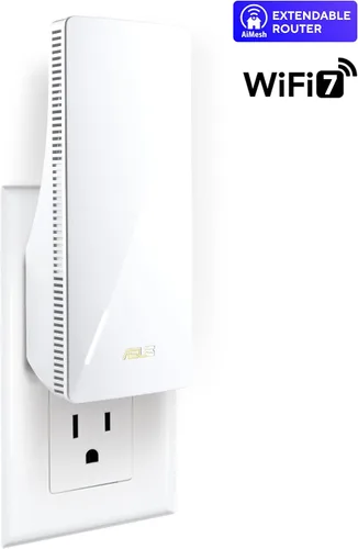 Vista 9 de ASUS RP-BE58 BE3600 Extensor de rango WiFi 7 de doble banda (802.11be), extensor AiMesh para WiFi de malla sin costuras; funciona con cualquier
