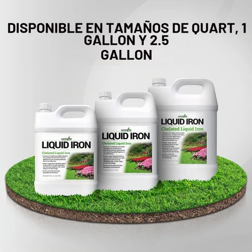 Vista 8 de Covington Concentrado de hierro líquido quelado (32 onzas) de hierro líquido para césped y jardín, suplemento de nitrógeno para plantas, arbustos