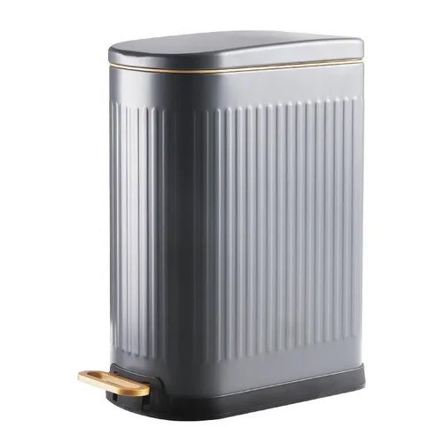 Vista 8 de SYNCVIBE Bote de basura Gold 28