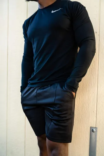 Vista 5 de SHBA Movement Men's 7" Everyday Comfort Athletic Shorts - Workout Training Running Lifestyle Gym Pants with Pockets