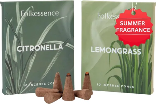 Vista 15 de Folkulture Conos de Incienso Perfumados Juego de 6 (120 Conos) con Porta Conos de Incienso Incienso de Lavanda, Palo Santo, Incienso de Sándalo
