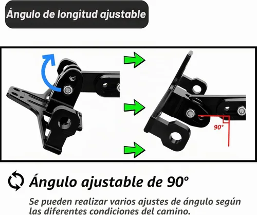 Vista 4 de LKV - Marco universal para placa de matrícula de motocicleta con luz LED