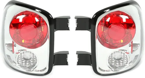 Vista 11 de Kojem Luz trasera compatible con Chevy Silverado 1999-2004 y GMC Sierra Stepside Lámparas de freno traseras de plástico con par de bombillas carcasa