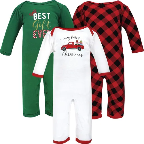 Vista 15 de Hudson Baby - Overol unisex de algodón para bebé Manzana