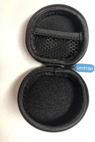 Vista 2 de Unitron Estuche de almacenamiento con cremallera negra