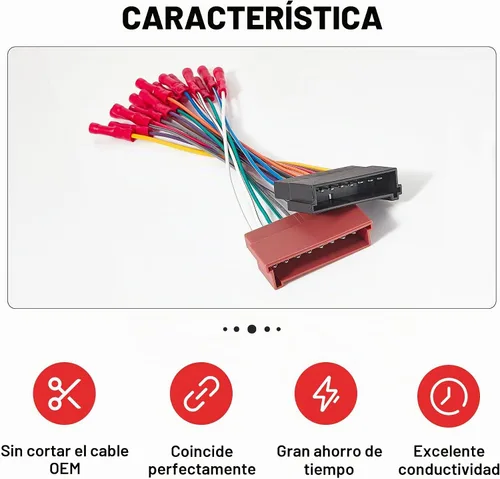 Vista 3 de RED WOLF Arnés de cableado estéreo con conector de cable preinstalado para Ford F150 1986-1998, Expedition 1995-2001, Ranger 1986-1997