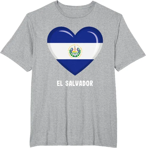 Vista 47 de Camiseta Bandera de El Salvador Camiseta salvadoreña