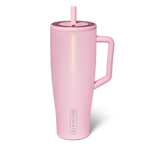 Vista 65 de BrüMate Era Vaso Térmico de 20 oz con Asa y Pajilla Vaso Térmico Aislante 100% A Prueba de Fugas con Tapa y Pajilla Hecho de Acero Inoxidable