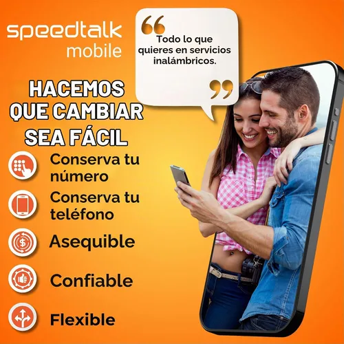 Vista 6 de SpeedTalk Mobile Kit de tarjeta SIM universal para teléfonos inteligentes iOS Android 5G 4G LTE Habla, texto y datos Tarjeta SIM triple corte 3