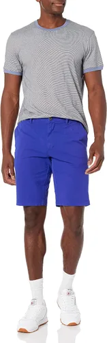 Vista 4 de Goodthreads Pantalones cortos chinos ajustados de 11 pulgadas sin pinzas cómodos elásticos para hombre