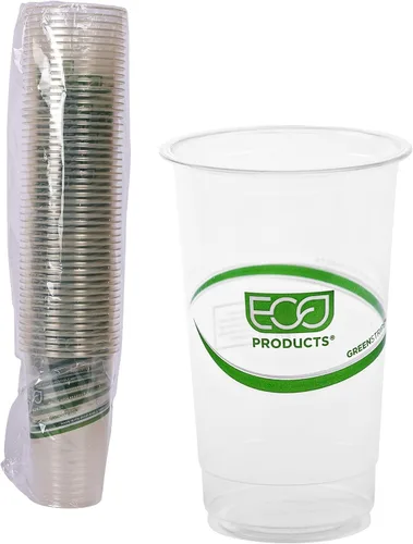 Vista 16 de Eco-Products, Inc GreenStripe - Vasos para bebidas frías, Transparente, 1000