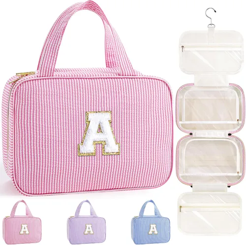 Vista 67 de TOPEAST Regalos de Navidad para Mujeres, Adolescentes y Niñas - Bolsa de Aseo Colgante de Viaje y Bolsa de Maquillaje, Bolsa de Aseo Personalizada