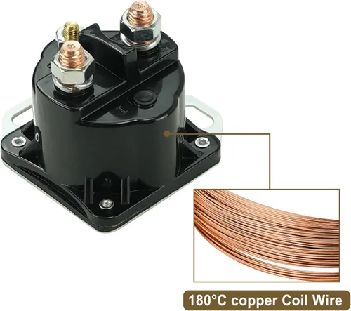 Vista 5 de Solenoide de arranque SW1951C de 12V con 3 terminales de reemplazo para Fo-rd F150 F250 F350 F450 F550 E150 E250 E350 Es-cort Bro-nco Mus-tang
