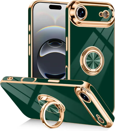Vista 35 de Funda diseñada para iPhone 17 Pro Max con soporte de anillo, color azul