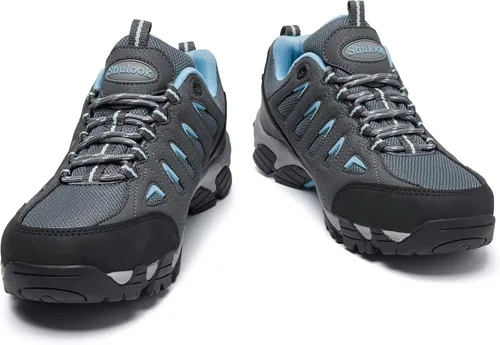 Vista 5 de SHULOOK Zapatos de senderismo para mujer Zapatos impermeables para mujer Cómodos, ligeros y antideslizantes Zapatos de senderismo para mujer
