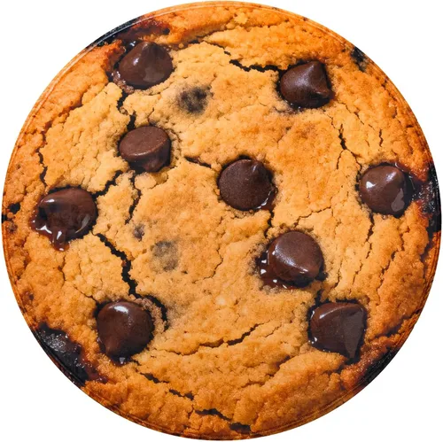 Vista 24 de Vessia Manta gigante de galletas, manta de comida divertida realista para adultos y niños, manta de galletas de chocolate suave de 300 GSM