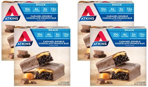 Vista 15 de Atkins Galletas de proteína crocantes, 305405, Peanut Butter, 1