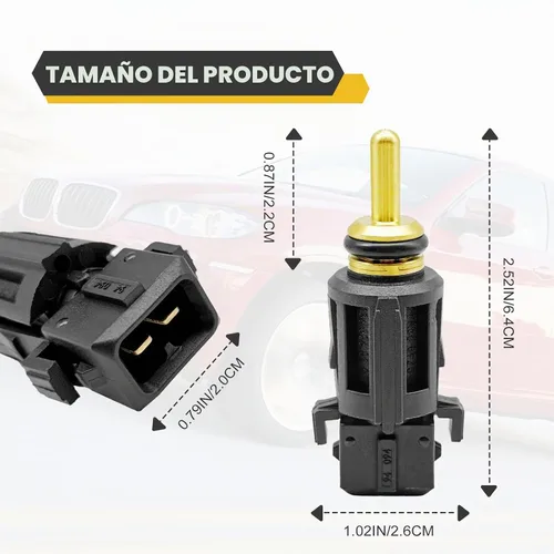 Vista 3 de Sensor de temperatura del refrigerante en manguera inferior del radiador compatible con BMW 1998-2013 Z4 E87 M5 E46 E39 E60 E81 M3 M6 E90 X3 X5 F10