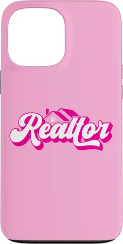 Vista 24 de iPhone 12 Pro Max Agente de Bienes Raíces Mujer Rosa Caso