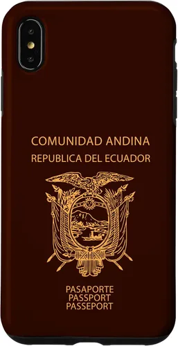 Vista 8 de Funda para iPhone 12 Pro Max Ecuador, pasaporte de Ecuador, bandera de Ecuador