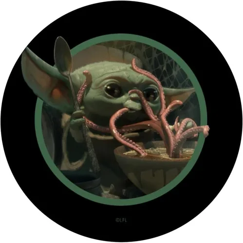 Vista 3 de Star Wars The Mandalorian The Child Squid Chowder PopSockets PopGrip: agarre intercambiable para teléfonos y tabletas