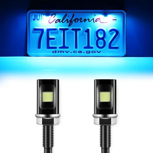 Vista 19 de LivTee Luz de matrícula, Luces LED de matrícula extremadamente brillantes, montaje para remolque, UTV, ATV, camión, RV, barco, color ámbar