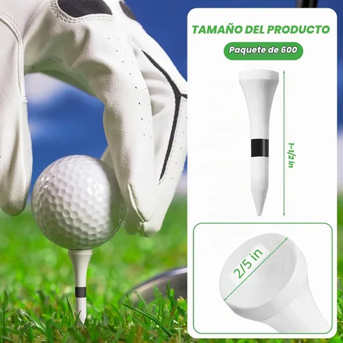 Vista 2 de Mudder Camisetas de golf de madera a granel