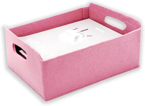 Vista 30 de Welaxy Cestas de almacenamiento plegables de fieltro, cubos de almacenamiento para estantes, caja de fieltro para niños, juguetes, revistas, libros