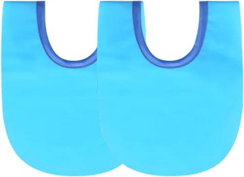 Vista 9 de Cubierta de ducha para traqueotomía, protector de estoma para traqueotomía, impermeable, protector de estoma de cuello (azul y rosa rojo, 2 piezas)