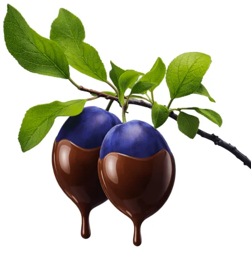 Vista 4 de Solidarnosc Ciruelas confitadas en chocolate negro "Sliwka Naleczowska" 12.34 onzas (paquete de 1)