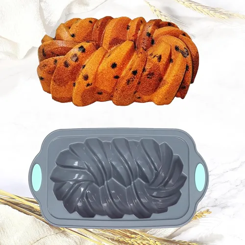Vista 8 de Molde de silicona de 4 piezas para hornear pan, molde antiadherente para horno de cocina, perfecto para pan de plátano, pan de sándwich, pastel