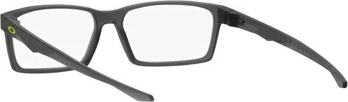 Vista 6 de Oakley OX8060 - Marcos rectangulares para lentes recetados para hombre, color gris satinado ahumadolente demo, 2.323in, Lente gris satinado