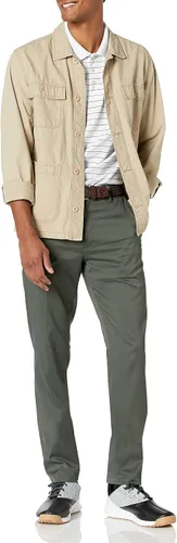 Vista 5 de Tienda Essentials Pantalón de golf para hombre, entallado y elástico