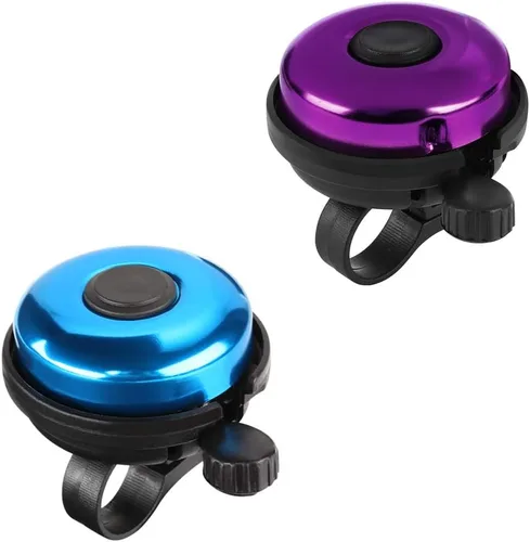 Vista 27 de Accmor Campana de Bicicleta Clásica, Campana de Bicicleta de Aluminio, Campana de Bicicleta de Sonido Fuerte Nítido y Claro para Adultos y Niños
