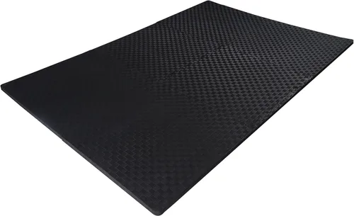 Vista 2 de BalanceFrom Tapete de ejercicio tipo rompecabezas con baldosas entrelazadas de espuma EVA para MMA – Ejercicio – Una pulgada de grosor, 24 pies