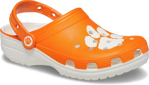 Vista 6 de Crocs Zuecos universitarios clásicos unisex para adultos, regalos de Clemson, Tigres de Clemson, regalos de fútbol, Clemson, 9 hombres/11 mujeres