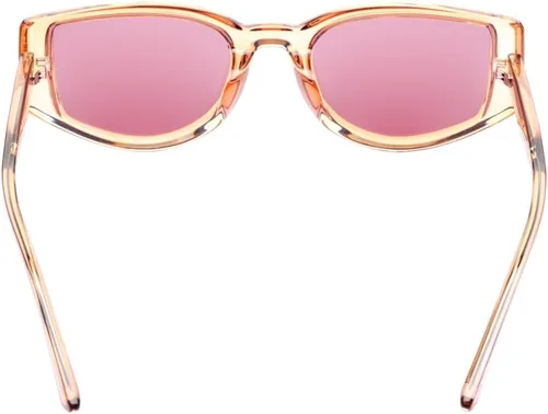 Vista 4 de Marco Spade Gafas de sol rectangulares retro para mujeres y hombres con marco de acetato