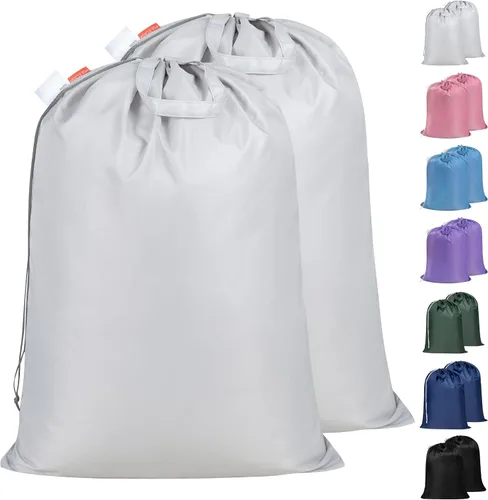 Vista 13 de Polecasa - Mochila de lavandería duradera con correas acolchonadas, tela resistente a desgarros, 3.8 oz/yd² y múltiples bolsillos, grande, Negro