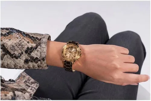 Vista 7 de GUESS US Womens Gold-Tone Multifunction Watch