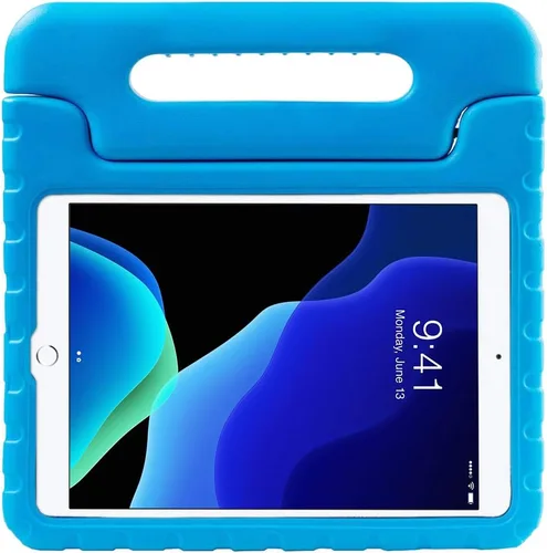 Vista 2 de i-Blason Kido - Funda para iPad de 8ª/7ª generación, iPad 10.2 2020/2019, ligera, súper protectora, a prueba de golpes, con soporte convertible Azul