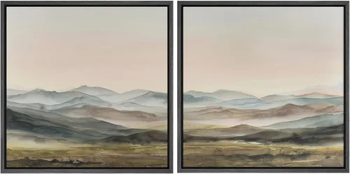 Vista 63 de SIGNFORD Impresión en Lienzo Enmarcado Arte de Pared Art Nouveau Lago de Cisnes Elegantes Ilustraciones de Aves Acuáticas Moderno Boho Naturaleza