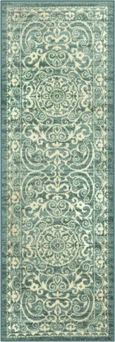 Vista 24 de Maples Rugs Pelham - Alfombra vintage para sala de estar y dormitorio [Hecha en EE.UU.]